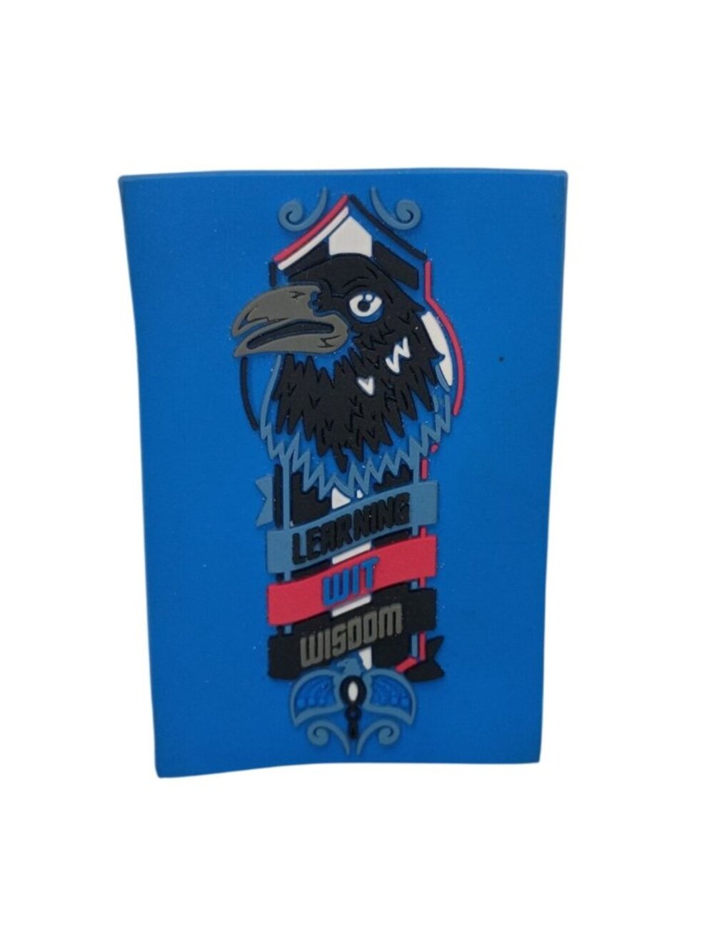Harry Potter Ravenclaw Rubber Magnet Featuring "Learning Wit Wisdom" Design Offi